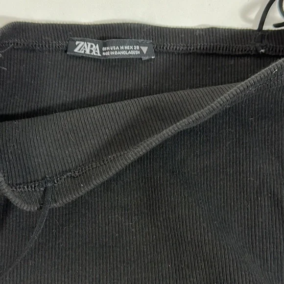 Zara crop tube top with elastic string straps - size M - Picture 4 of 4